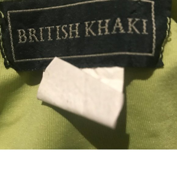 British Khaki Green & Black Cami Top Size S - Picture 4 of 4